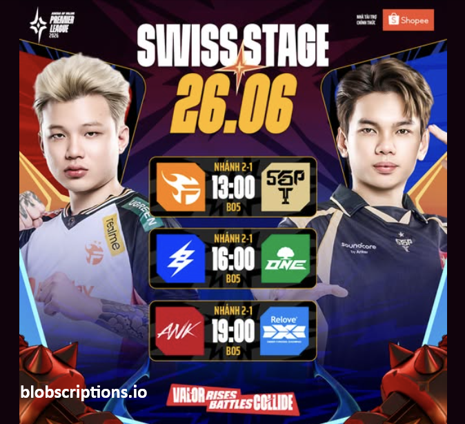 TRỰC TIẾP VÒNG SWISS STAGE APL 2026 NGÀY 26/06 1 Screenshot 2026 06 26 171901